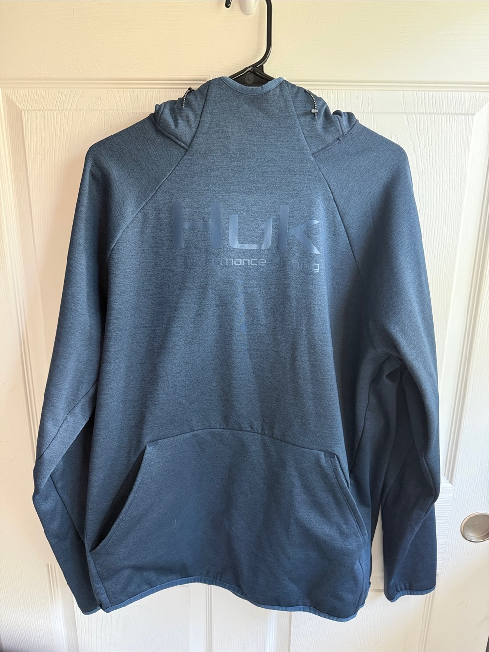 Huk Performance Fishing Men's Large Slate Blue Pullover Hoodie